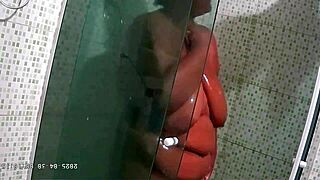 hidden camera captures CHUBBY STEPMOTHER in intimate moment