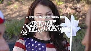 Lusty Stepbro Fucks His Two Pretty Stepsisters!