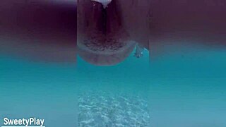 Anal creampie in the ass of a chubby amateur