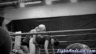 petite euro babe wrestles busty lesbian in catfight