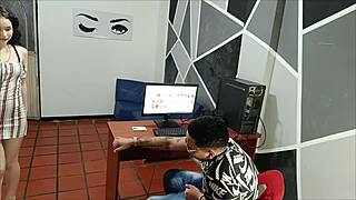 i didn't expect company but my stepsister had much more intense plans than just chatting