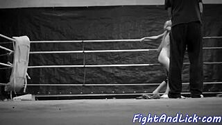petite euro babe wrestles busty lesbian in catfight