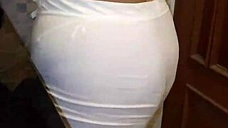 friend’s mom catches me with her thong, sucks me dry in bathroom