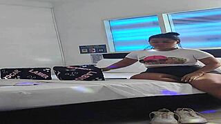 Mature whore cheats on husband with her young 18+ step-nephew in homemade scene