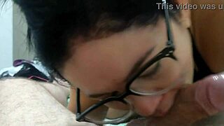 Japanese teen gives hot POV blowjob to professor for grades