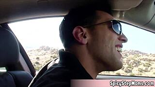 why does my stepmom play this weird game with her big tits?