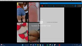 Sexy Babe Shows Off Big Ass And Tits While Masturbating On Instagram