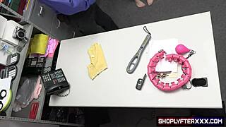 Mackenzie Mace Bent Over for Hardcore Doggystyle Creampie at Department Store