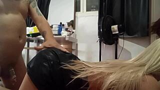 Stepdaughter punished with sex toy for self-pleasure outside