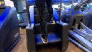 security officer catches allie addison and takes her to back office for strip search