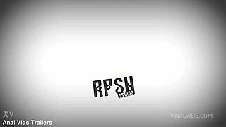 Vivian Grace's bbc debut includes pussy atm, balls deep anal, gapes, and swallow