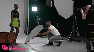 Ebony milf submits to big black cock