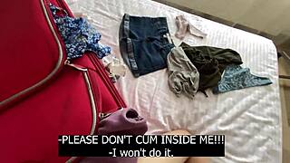 Dumb Stepsister Stuck in Suitcase Needs Help