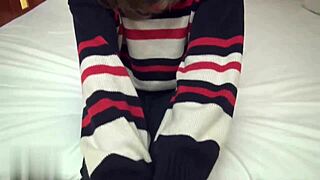 Horny Asian Babe Goes Wild in Vol 100!