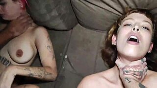 Couple swap! Bareback fucking between friends with monster cocks and wet pussies!