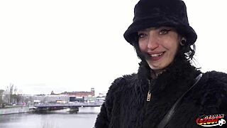 瘦弱德国哥特妹试镜遭粗暴性交猛干