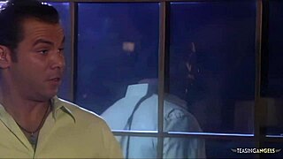 Confident Brunette Seduces Man For Facial