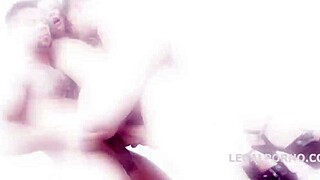 Sofi Smile gets picked up on the street for balls deep anal and double penetration with three big white cocks.