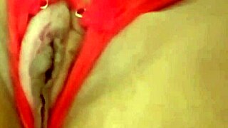 Latina with big ass masturbates passionately in her room