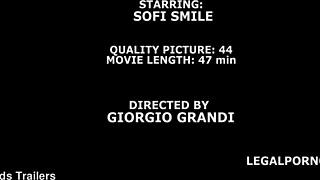 Sofi Smile gets picked up on the street for balls deep anal and double penetration with three big white cocks.