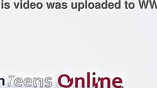 emo student strips in lingerie and masturbates to a hard cum