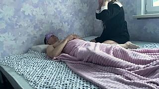 um, i sneaked into stepdad’s bed, we ended up doing it, ya know