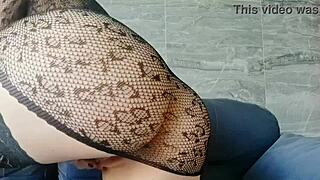 May's forbidden anal video with big tits!