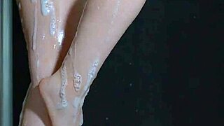 college babe's big ass bounces in soapy shower fun