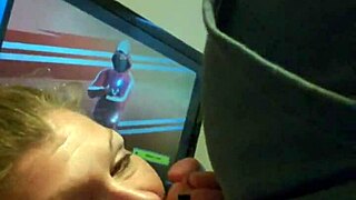 Divinity Gives A Deepthroat Cum Covered Facial To Her Partner