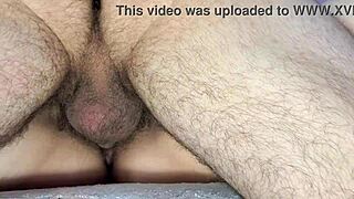 hot doggystyle fucking with cum on face