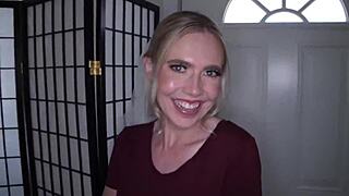 Rebel Rhyder as horny bride in interracial group