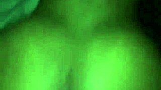 Big booty ebony college girl gets back shots