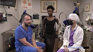 Dr Tampa Examines Rina Arem in First Gyno Visit