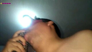 fishnet outfits and foot fetish play take center stage in this unique fetish scene