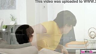 Teen stepsister threesome with petite 18+ bestie and big cock stepbro?