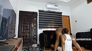 Man, hot sloppy blowjob and pussy licking with doggy style! Finished with a huge cumshot in her mouth, pure amateur heat!