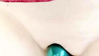 Ever Seen a Mature Cougar Slide Her Wet Shaved Pussy Like This?