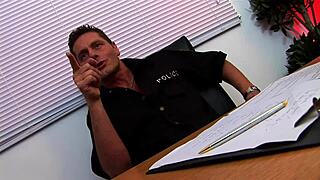 Alura wears a blindfold and gag as her master takes control.