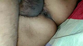 The stepson gave a massage to his steaming-hot stepmother