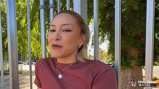 mads flores gets dicked down on a hike