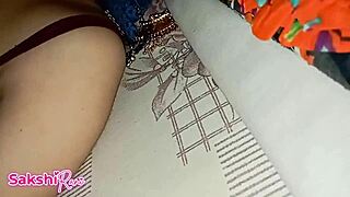 Desi stepmom fucked hard in bedroom with big tits