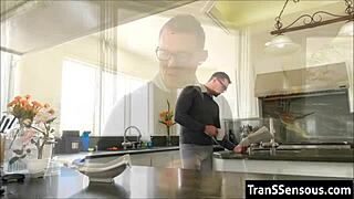 I Pound My Teen 18+ Trans Stepdaughter's Tight Ass!