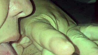 The milf sucks and licks my asshole eagerly.