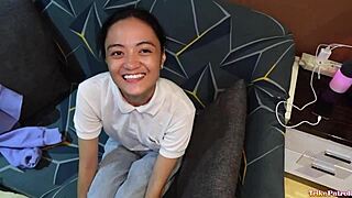 Can You Handle Ebony's Big Tits In Lingerie For Anal Blowbang?