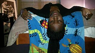 Black Gal Gets Her Mouth Stuffed Hard and Deep