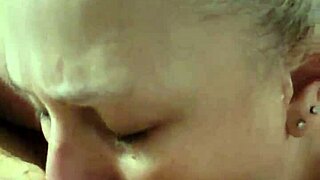 Slutty wife delivers steamy blowjob to husband