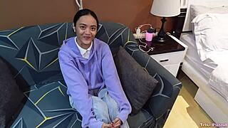 Can You Handle Ebony's Big Tits In Lingerie For Anal Blowbang?