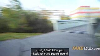 I pickd up this hot british teacher for cash. She flashd me then suckd my dick.