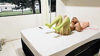 caught making adult video, stepson fucks my ass and fills it with cum