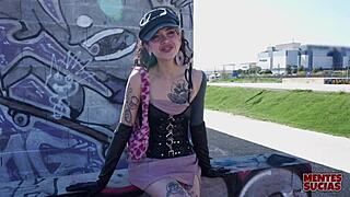 BDSM - Emmita Misbehaves and Fedora Delivers Outdoor Strapon Punishment